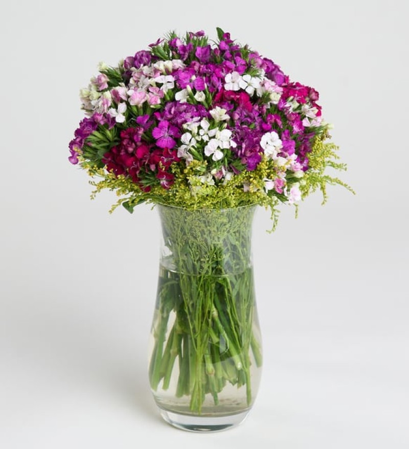 Kristal Cam Vazoda Hüsnüyusuf Aranjmanı